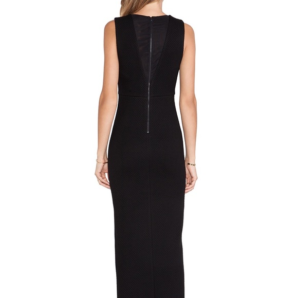 Alice + Olivia Revolve Kahlo Black Maxi Dress - Picture 3 of 4